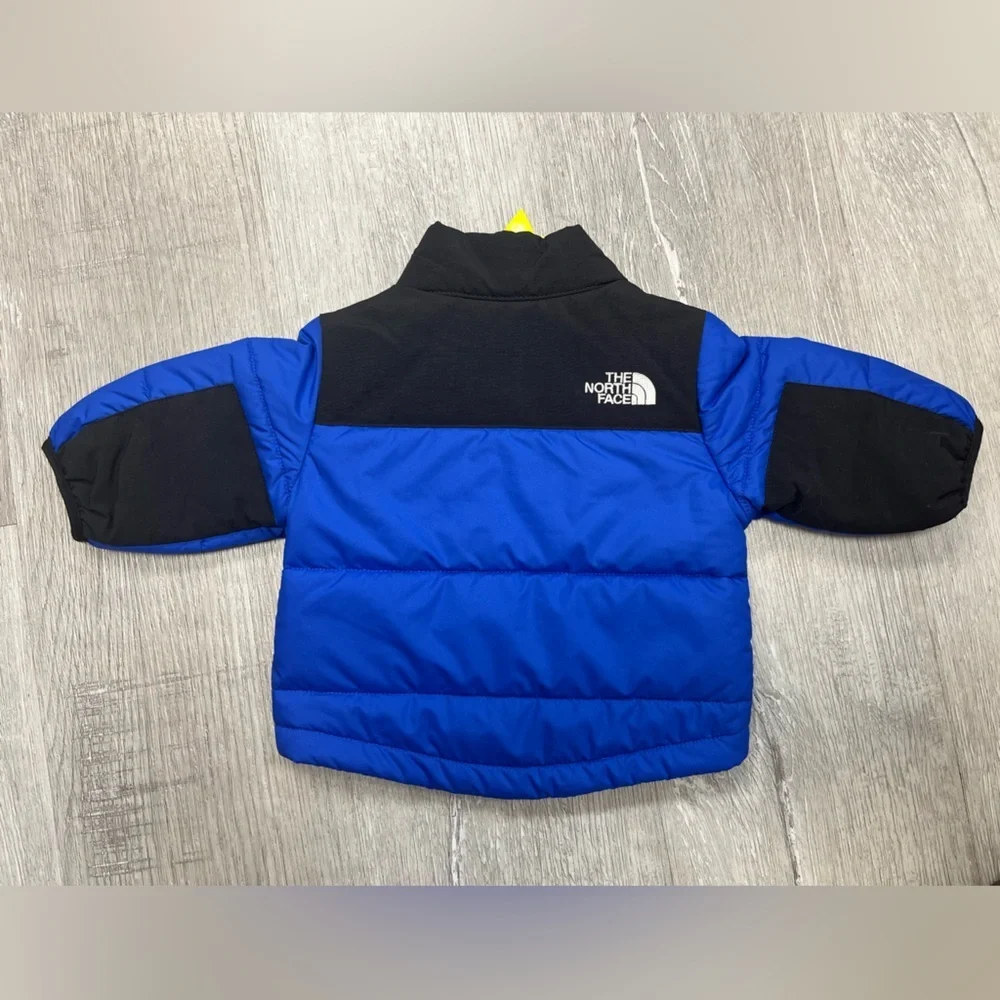 The North Face Blue and Black Infant Puffer Jacket Infant 0-3